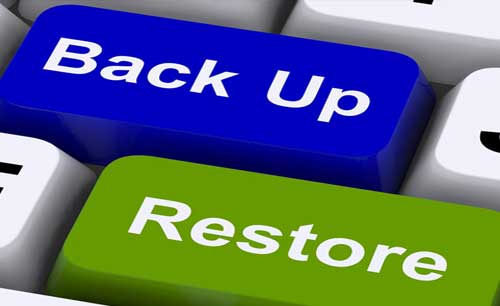franchise software backup and restore