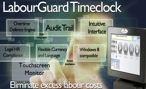Timeclock software Labourguard