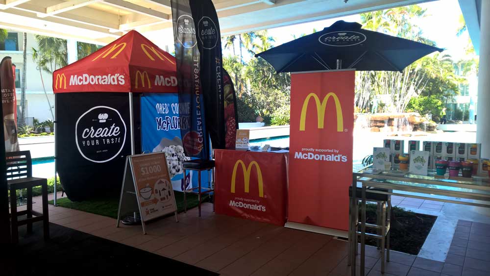 Abcom staff at the McDonalds Franchisee Convention